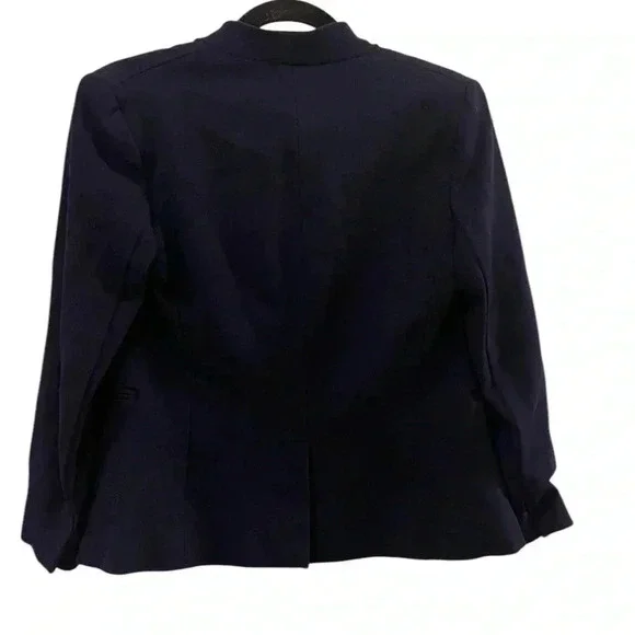 J Crew Going Out Blazer navy knit open front 2 - Picture 4 of 10